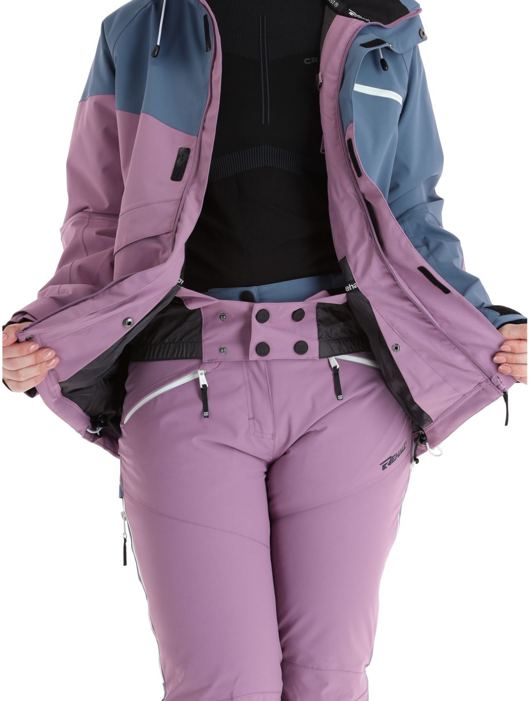 Rehall, Dyna-R veste de ski femmes Lavender bleu, violet 