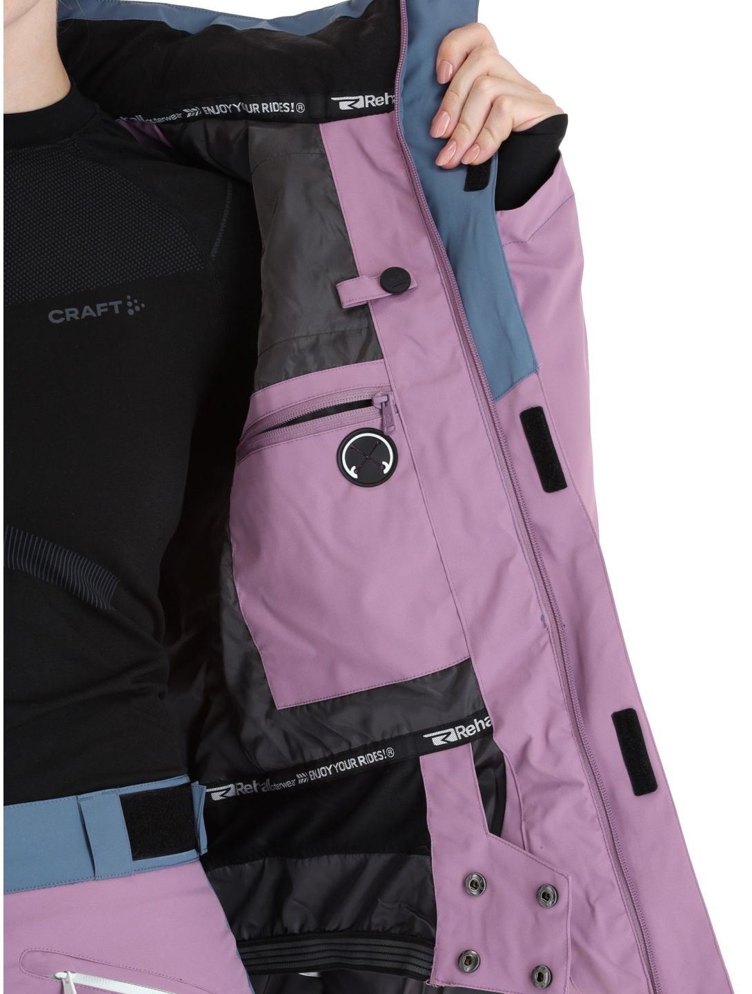 Rehall, Dyna-R veste de ski femmes Lavender bleu, violet 