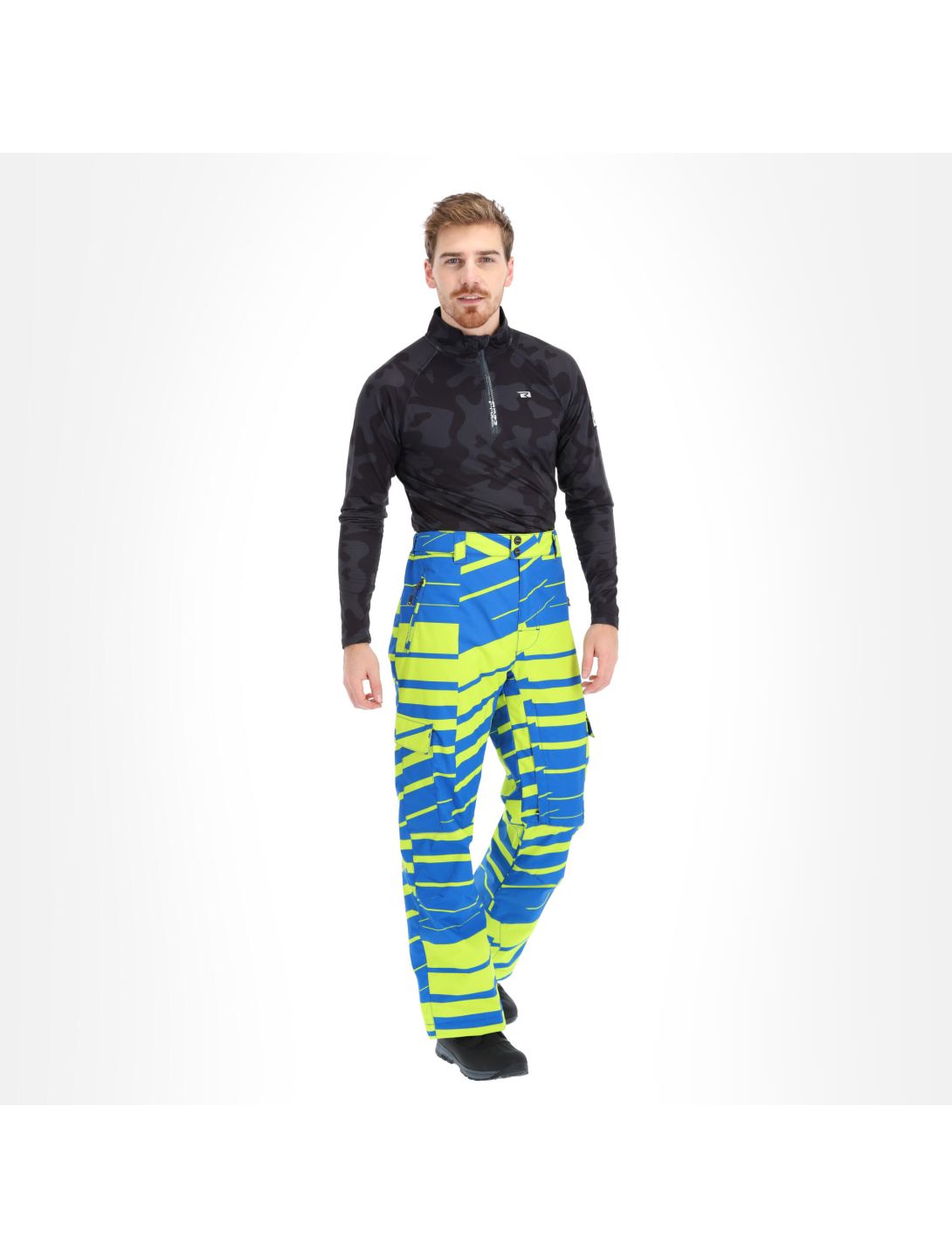 Rehall, Edge-R pantalon de ski hommes slants lime vert 