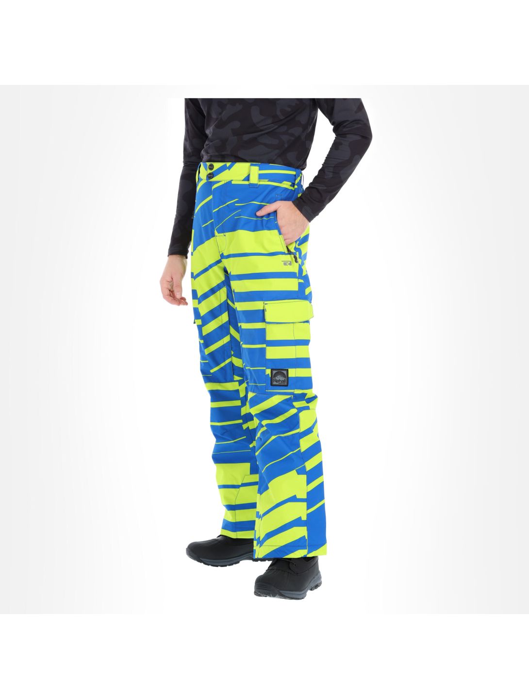 Rehall, Edge-R pantalon de ski hommes slants lime vert 