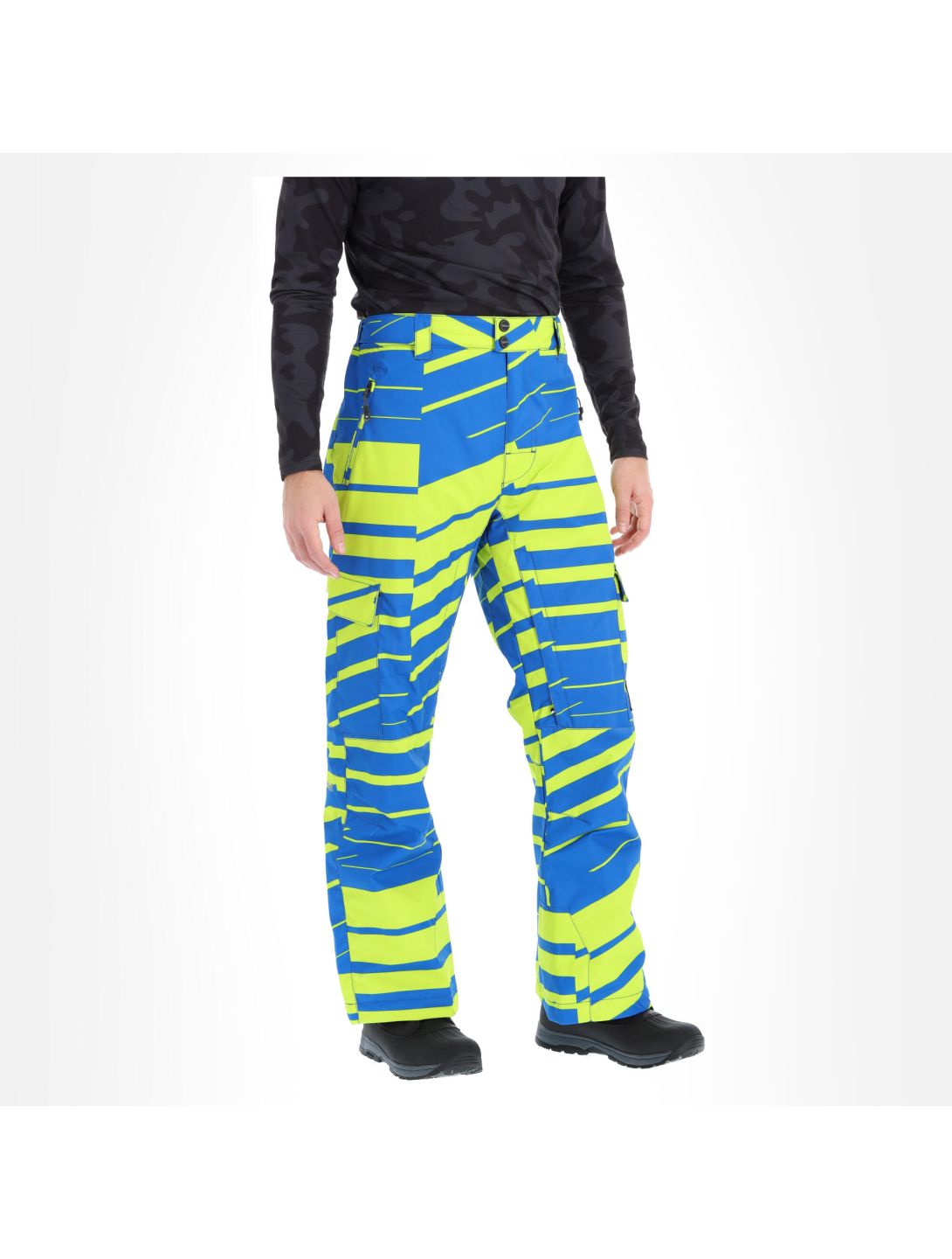 Rehall, Edge-R pantalon de ski hommes slants lime vert 