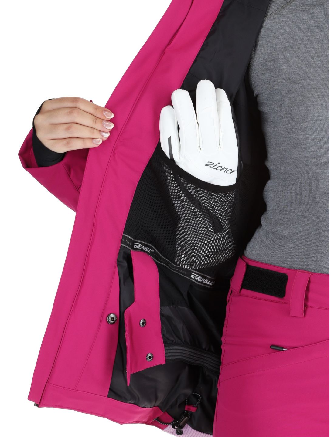 Rehall, Faye-R veste de ski femmes Festival Fuchsia rose, violet 