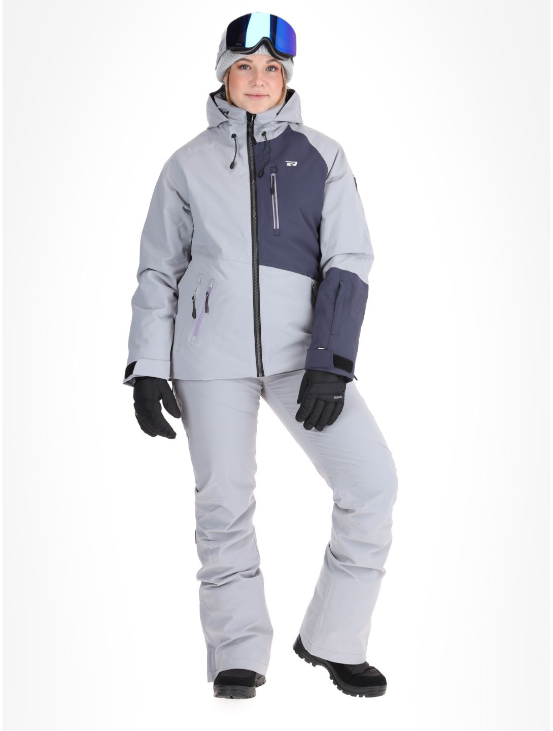 Rehall, Faye-R veste de ski femmes Sleet gris 