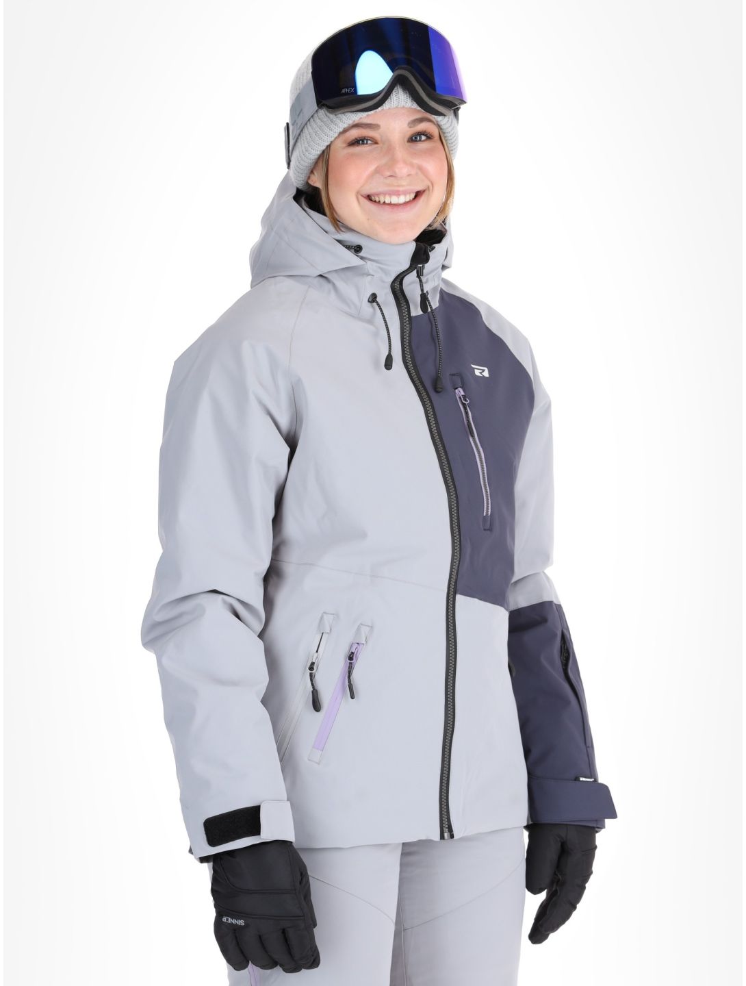 Rehall, Faye-R veste de ski femmes Sleet gris 