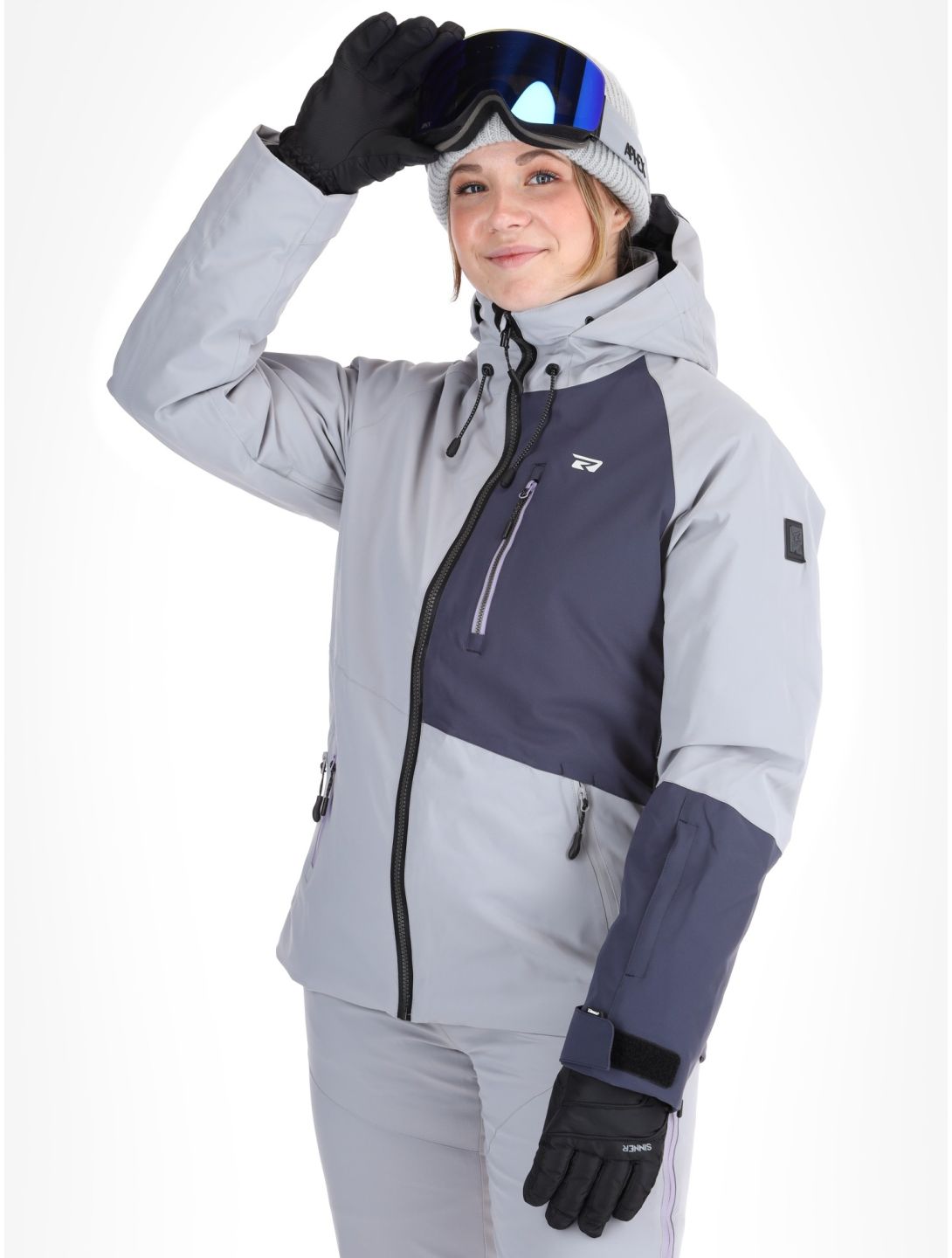 Rehall, Faye-R veste de ski femmes Sleet gris 