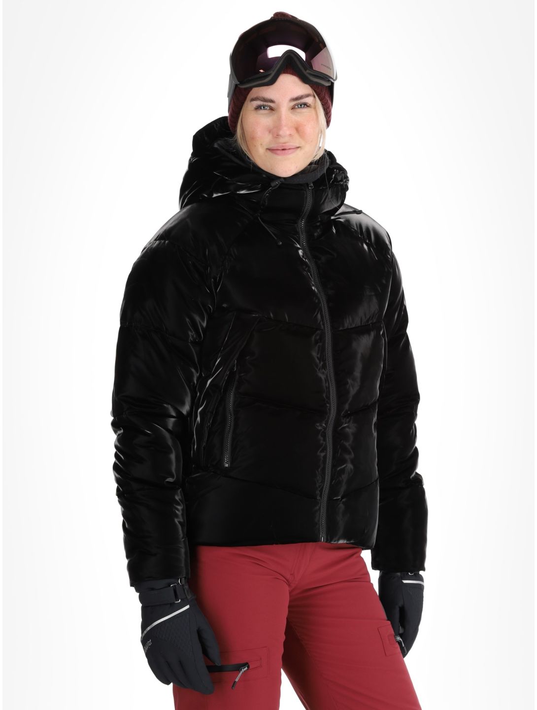 Rehall, Felix-R veste de ski femmes Metallic Black noir 