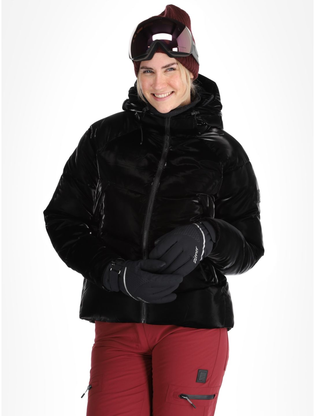 Rehall, Felix-R veste de ski femmes Metallic Black noir 