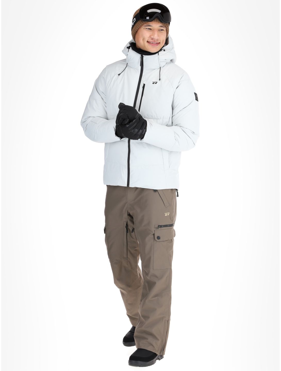 Rehall, Gery-R veste de ski hommes Light Grey gris 