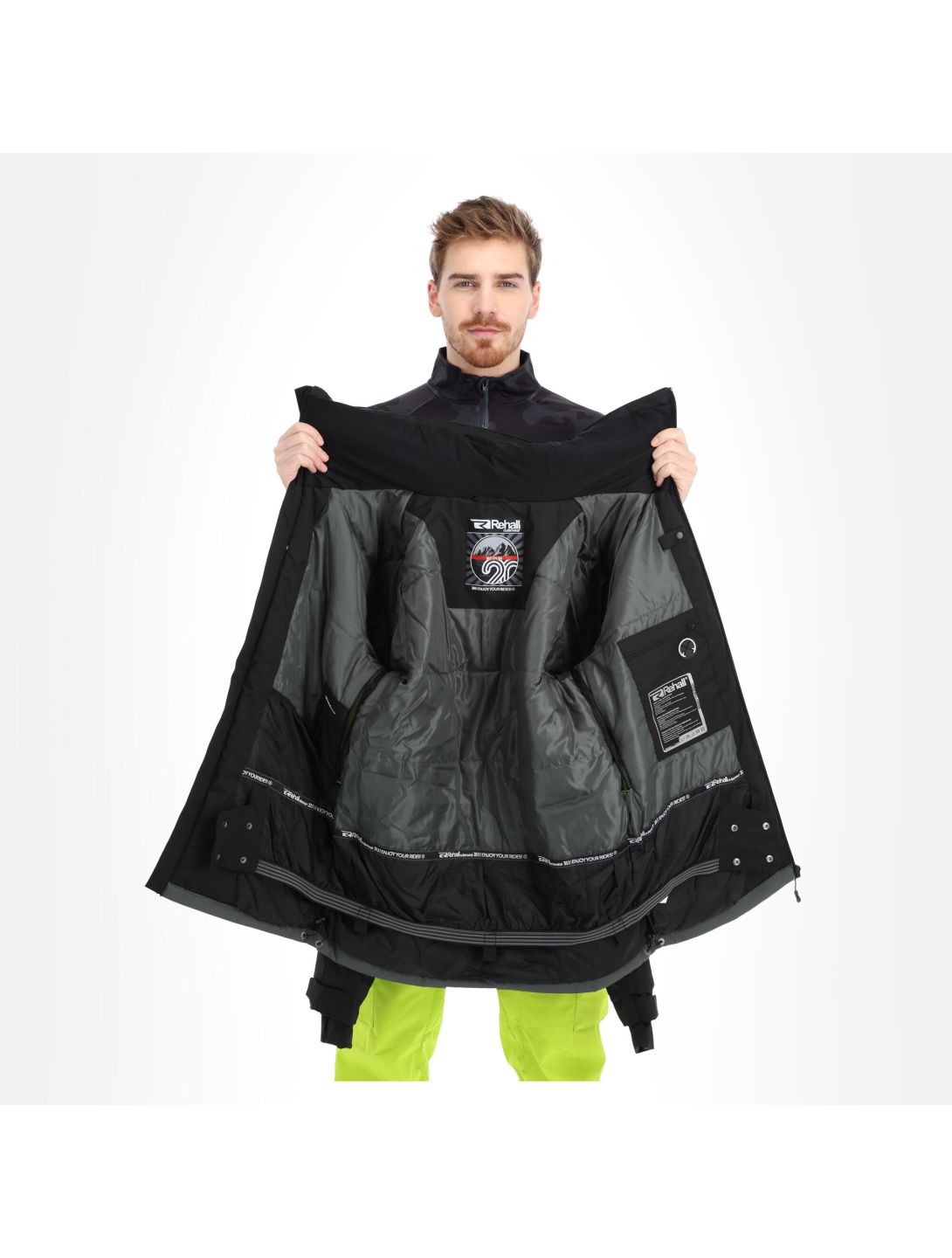 Rehall, Halo-R veste de ski hommes lime vert 