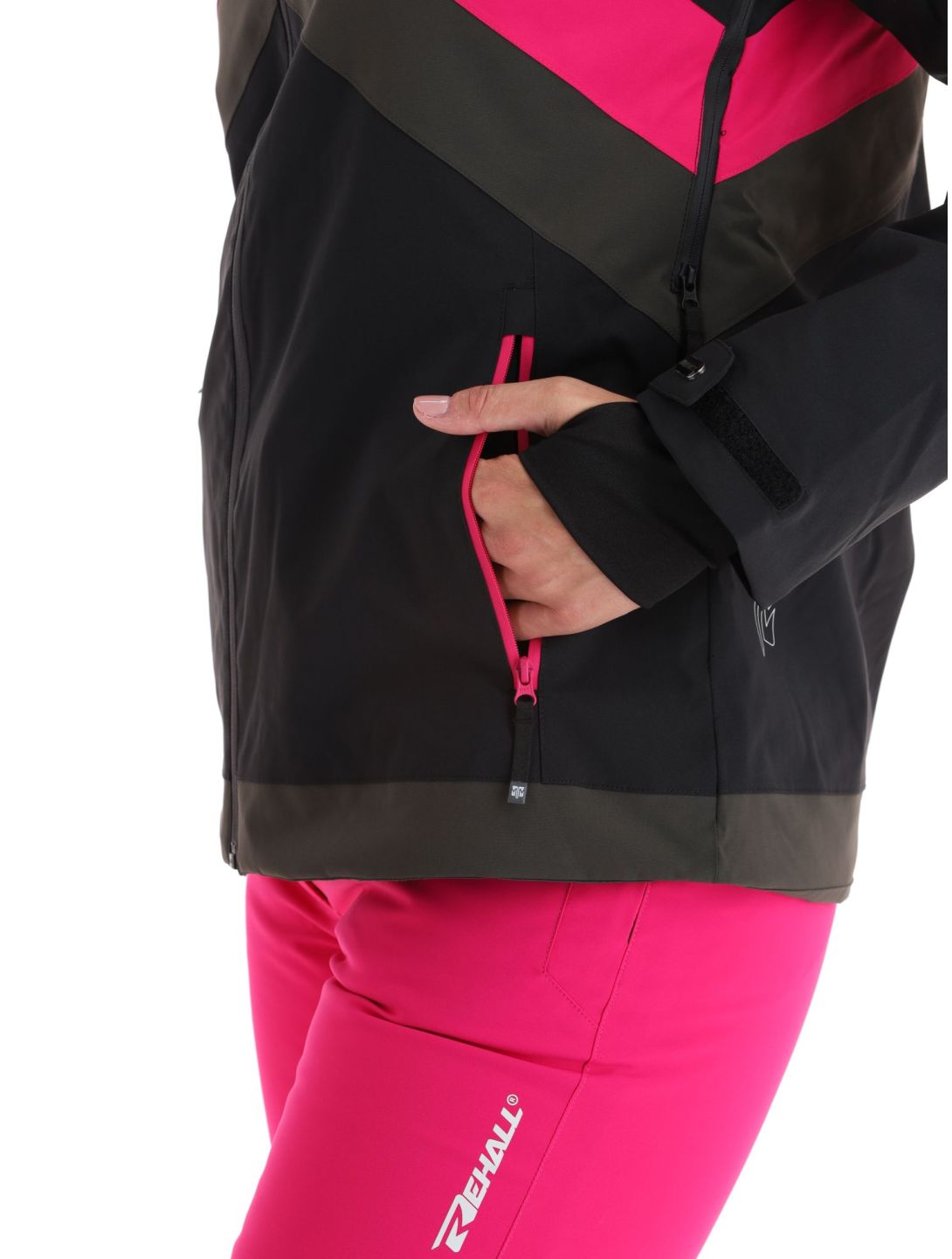 Rehall, June-R veste de ski femmes Black noir 