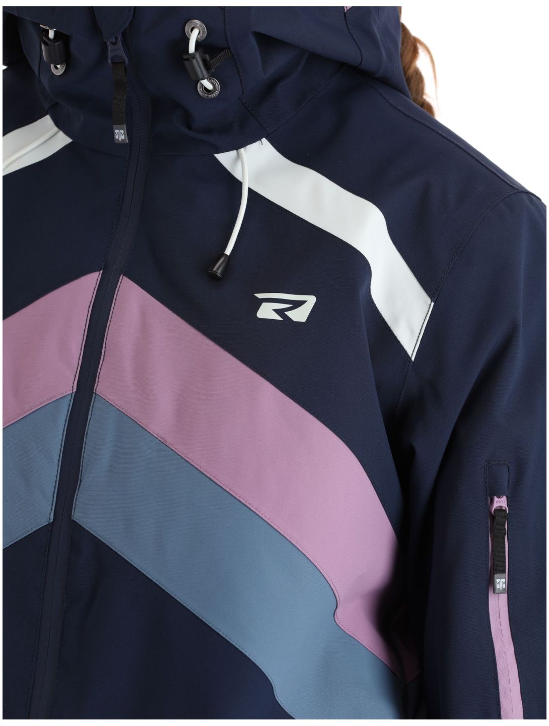 Rehall, June-R veste de ski femmes Navy bleu, violet 