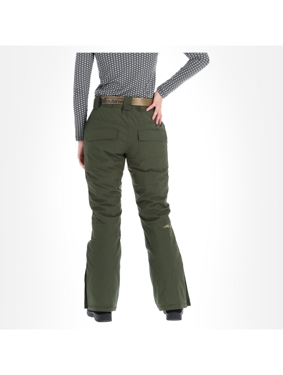 Rehall, Keely-R pantalon de ski femmes olive melange vert 