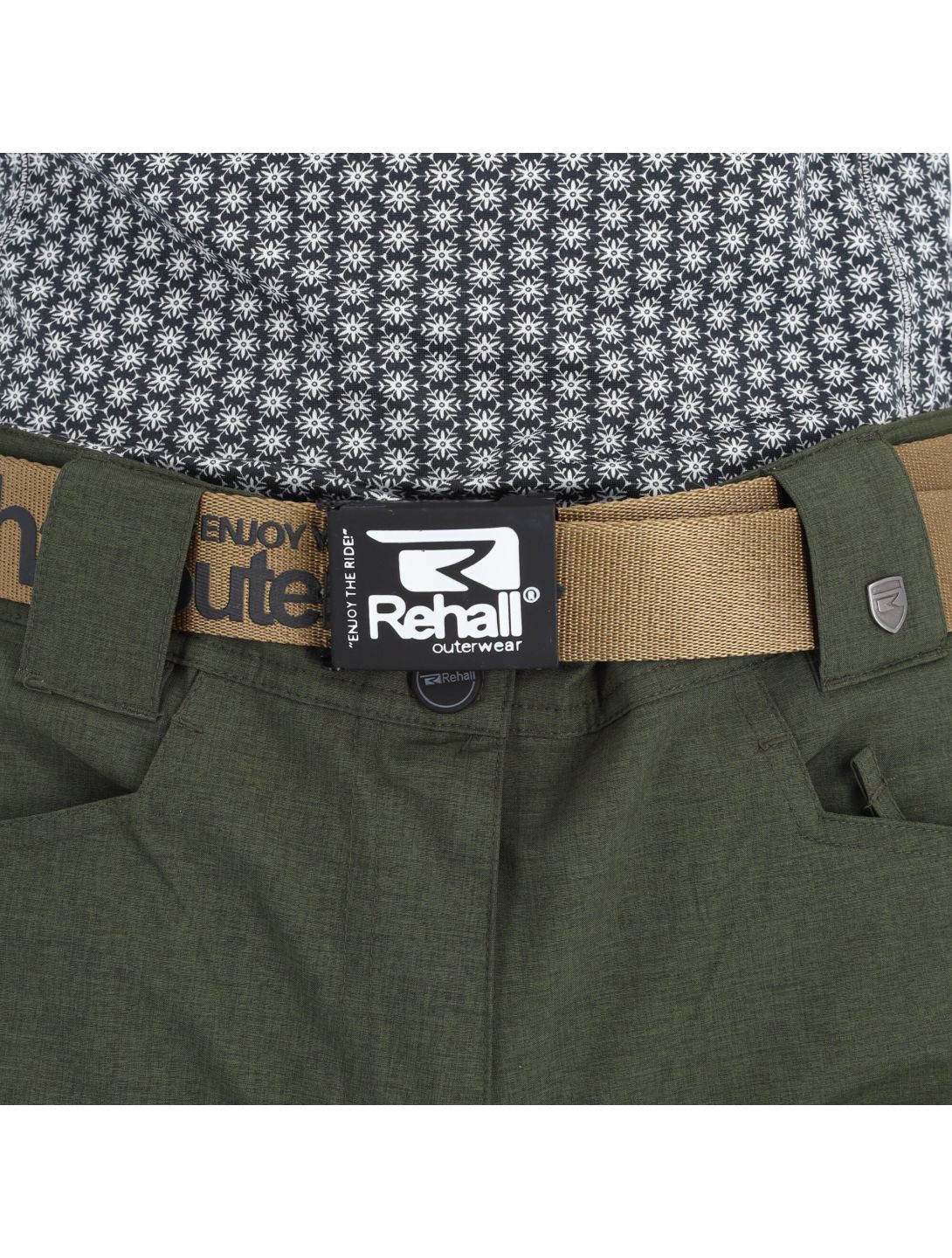 Rehall, Keely-R pantalon de ski femmes olive melange vert 