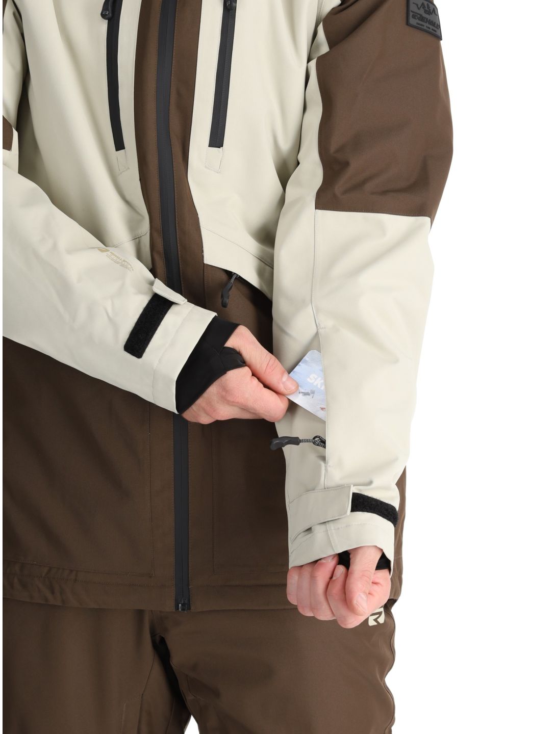 Rehall, Lhotse-R veste de ski hommes Choco beige, brun 