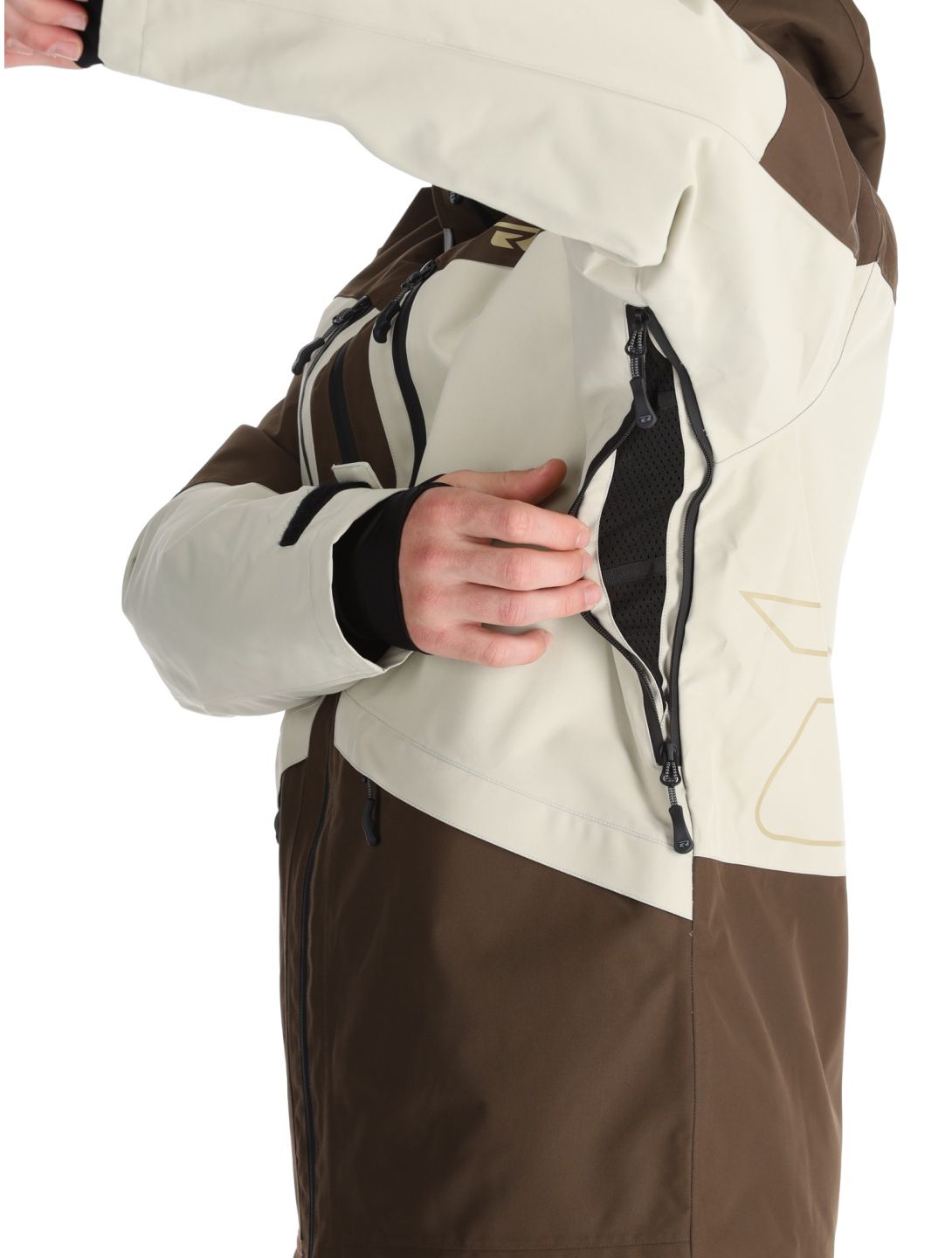 Rehall, Lhotse-R veste de ski hommes Choco beige, brun 