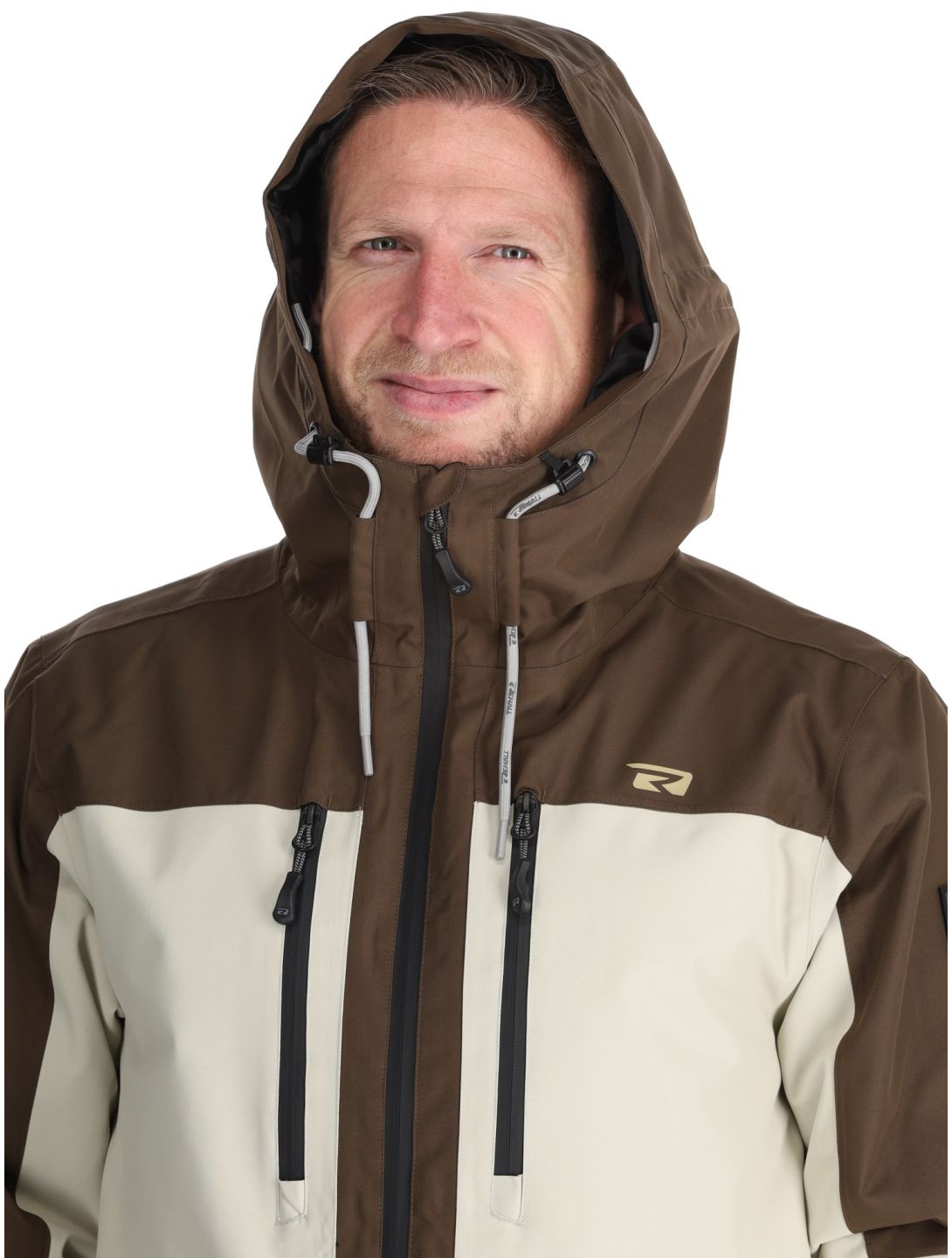 Rehall, Lhotse-R veste de ski hommes Choco beige, brun 