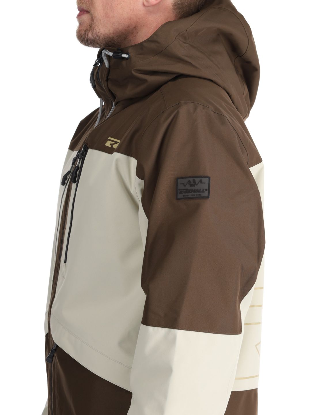 Rehall, Lhotse-R veste de ski hommes Choco beige, brun 