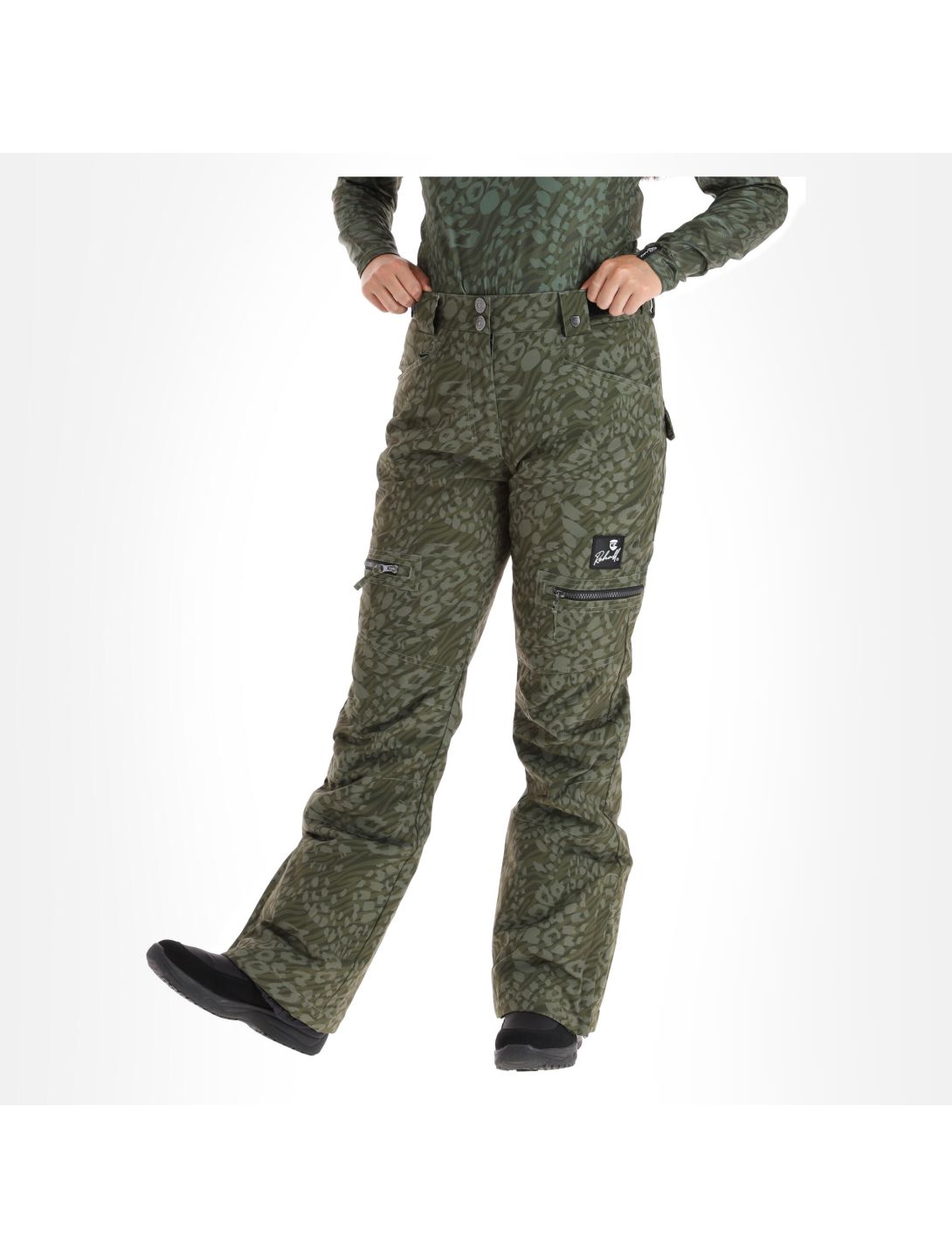 Rehall, Lise-R pantalon de ski femmes dusty panther vert 