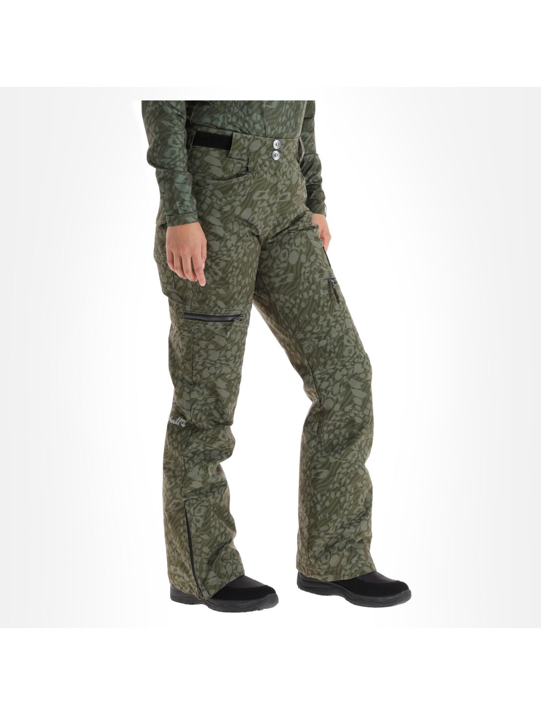 Rehall, Lise-R pantalon de ski femmes dusty panther vert 