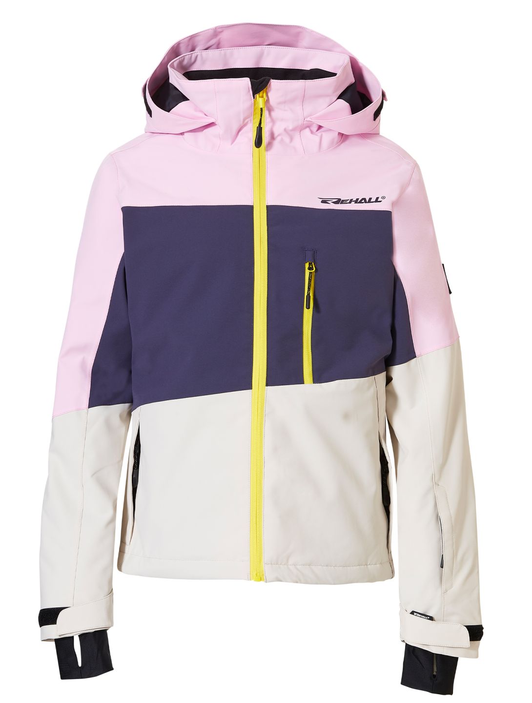 Rehall, Liv-R veste de ski enfants Lilac beige, rose 