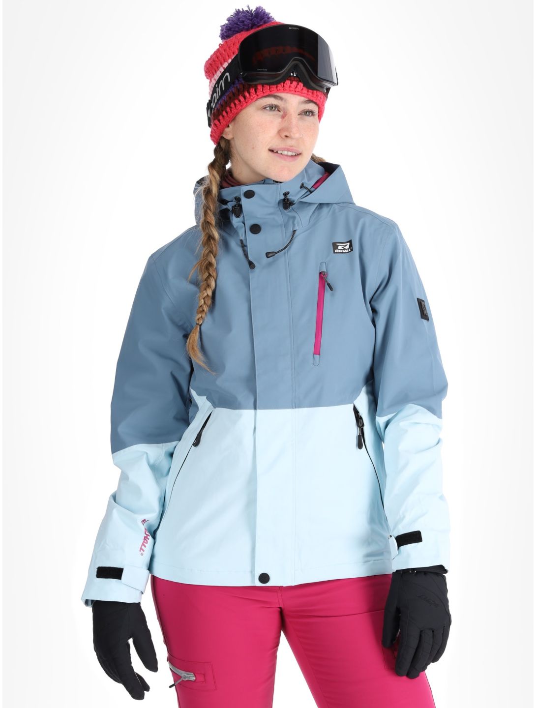 Rehall, Liza-R veste de ski femmes Omphalodes bleu 