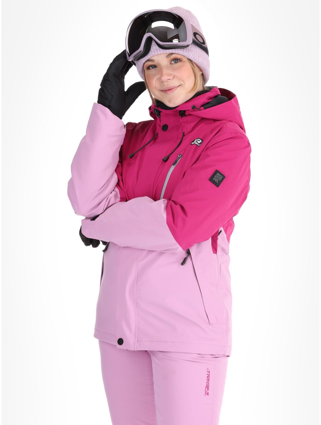 Rehall, Liza-R veste de ski femmes Smoky Grape rose, violet 