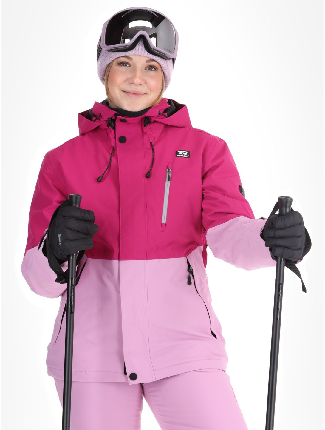 Rehall, Liza-R veste de ski femmes Smoky Grape rose, violet 