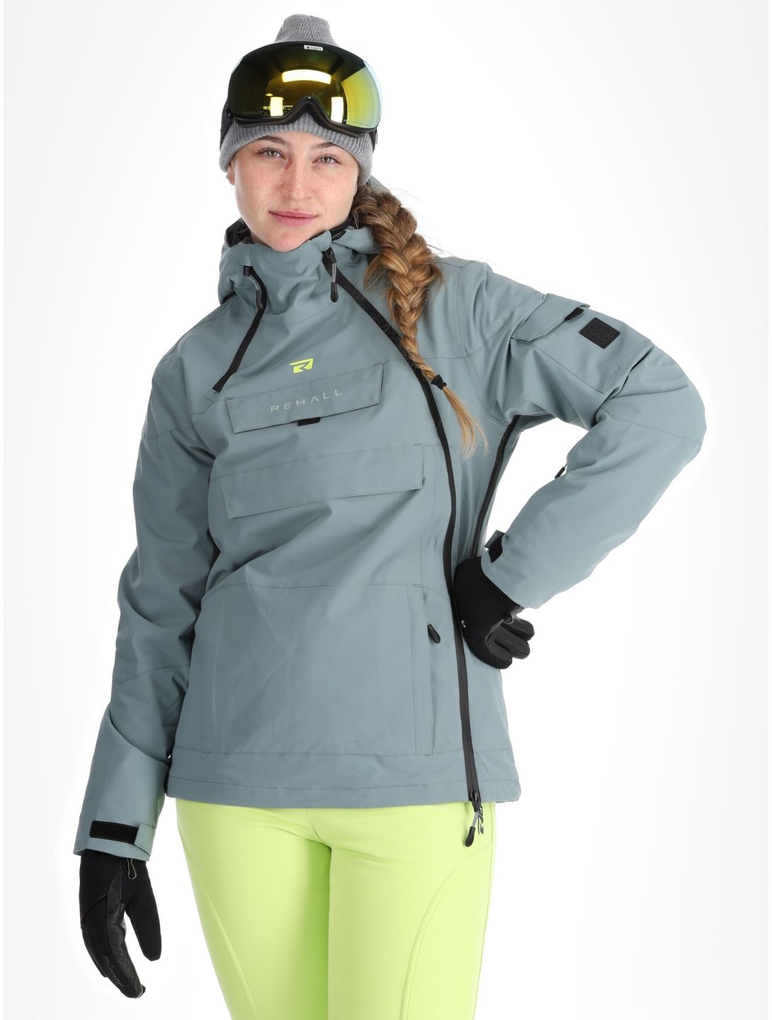 Rehall, Lou-R veste de ski femmes Trooper gris 