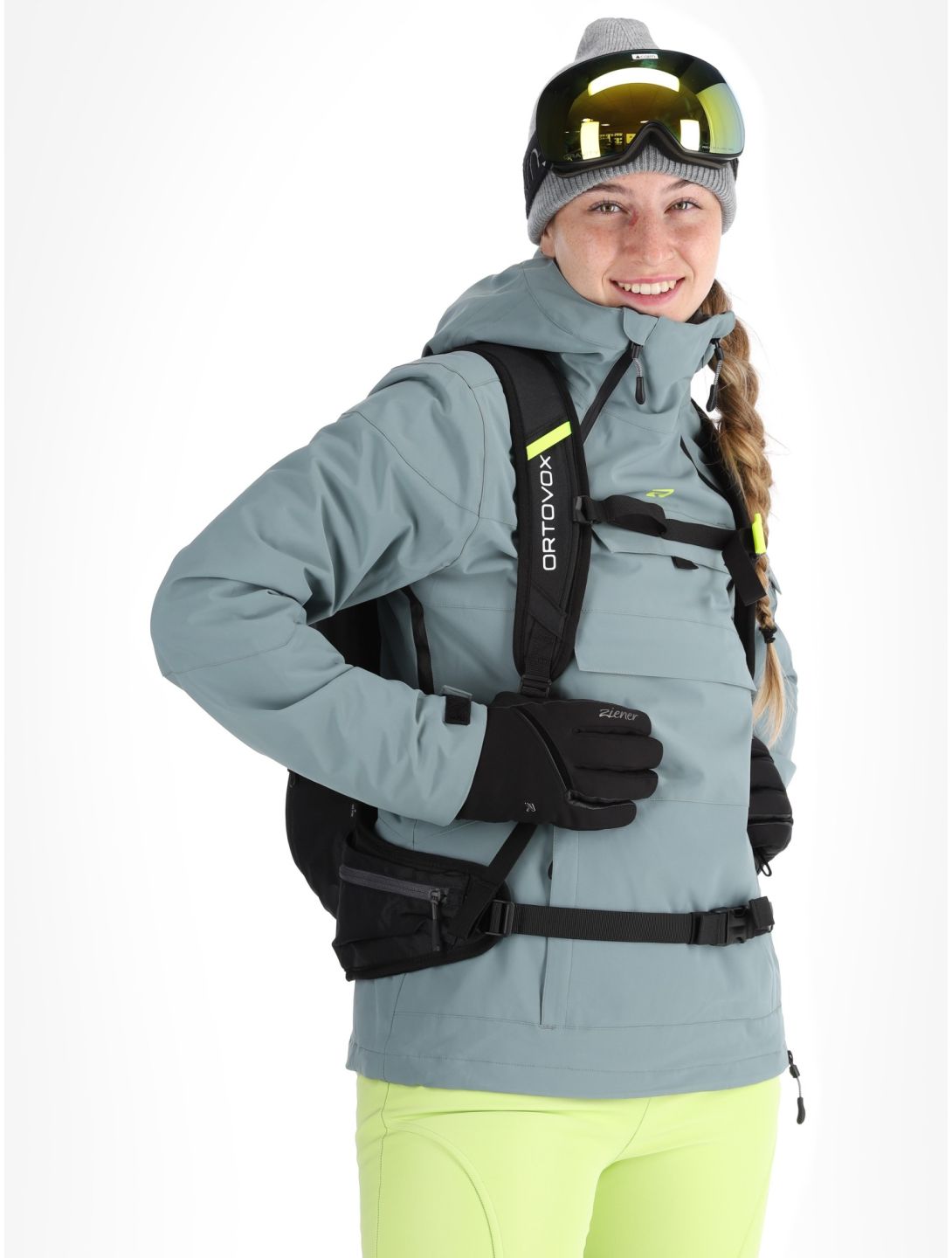 Rehall, Lou-R veste de ski femmes Trooper gris 