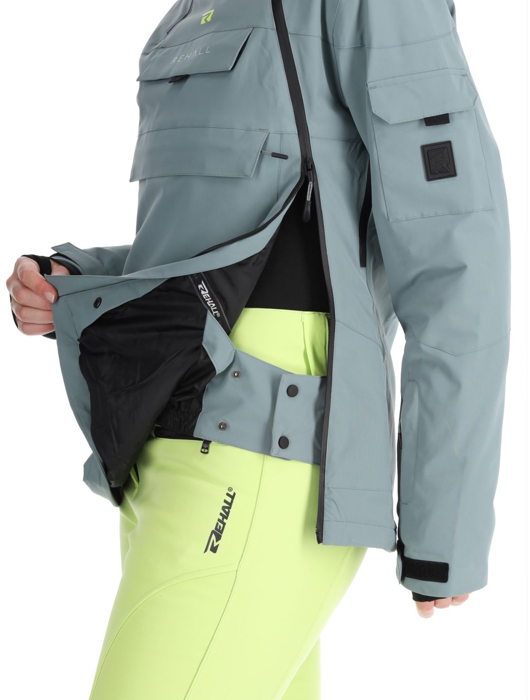 Rehall, Lou-R veste de ski femmes Trooper gris 