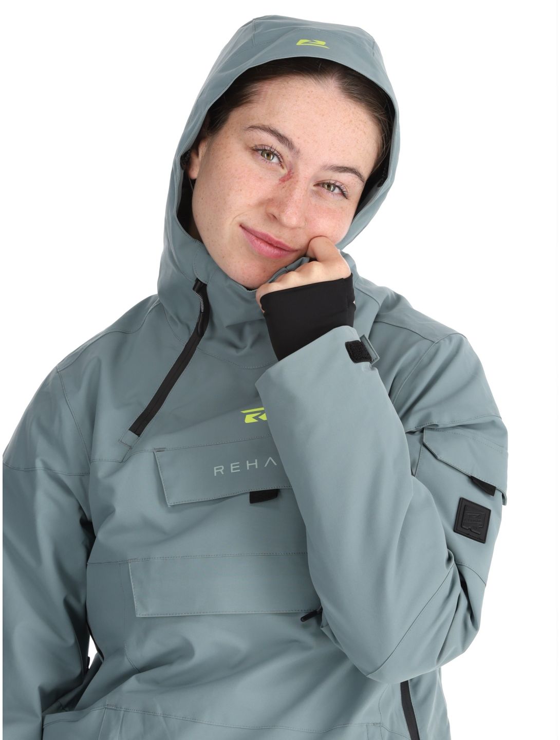 Rehall, Lou-R veste de ski femmes Trooper gris 