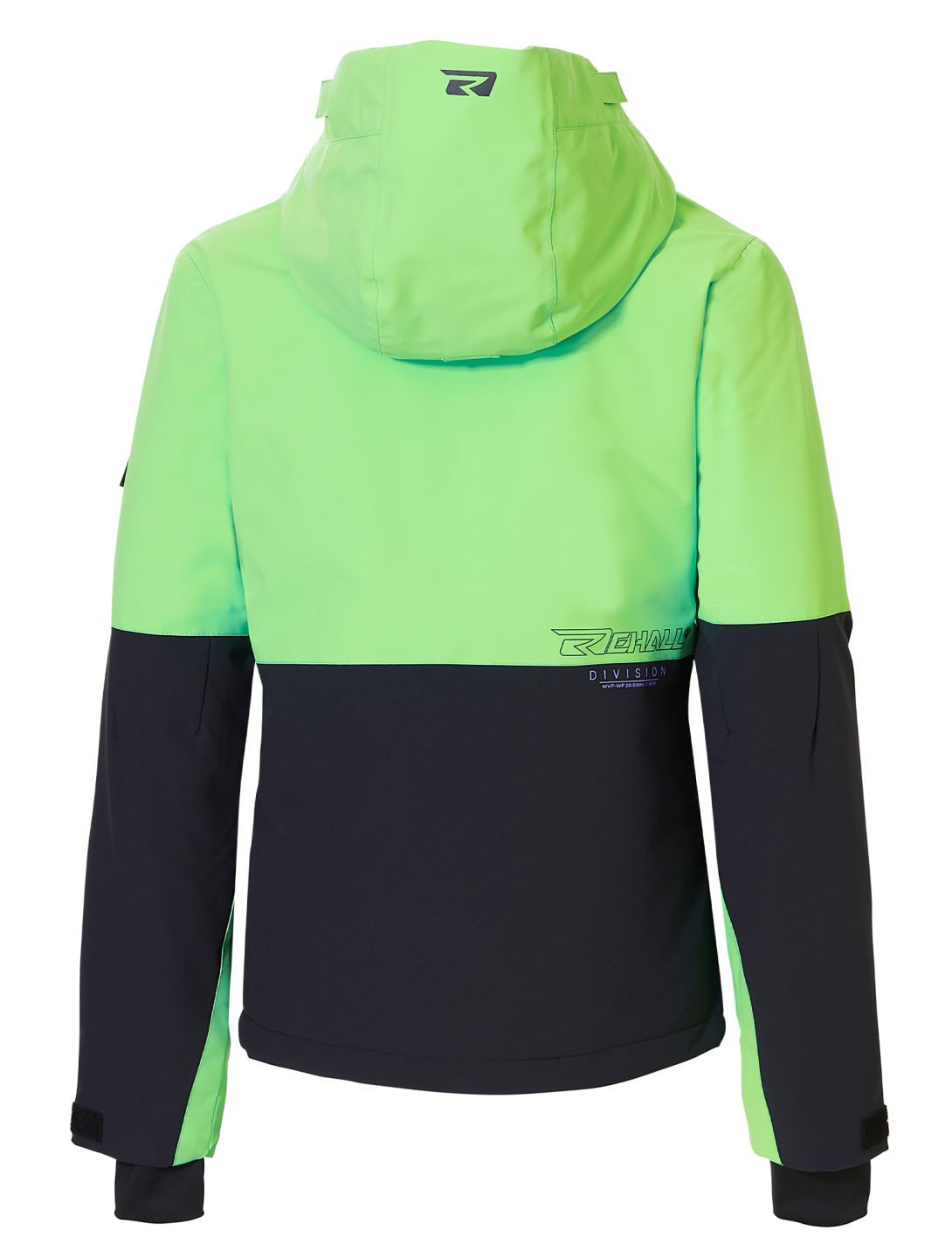 Rehall, Luna-R veste de ski enfants Spring Bud noir, vert 