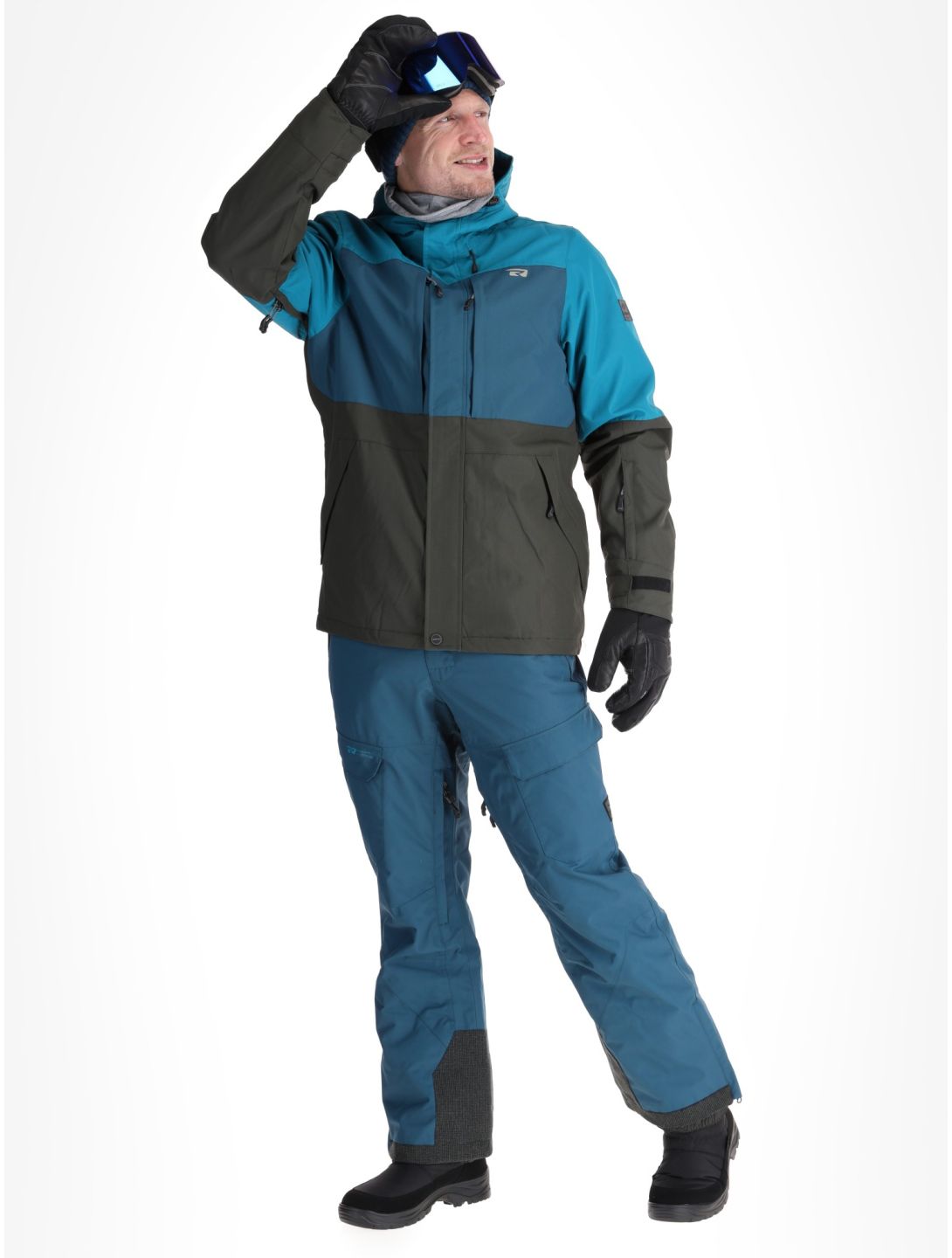 Rehall, Mayon-R veste de ski hommes Petrol gris, vert 