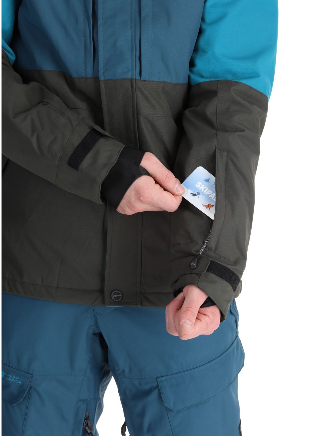 Rehall, Mayon-R veste de ski hommes Petrol gris, vert 