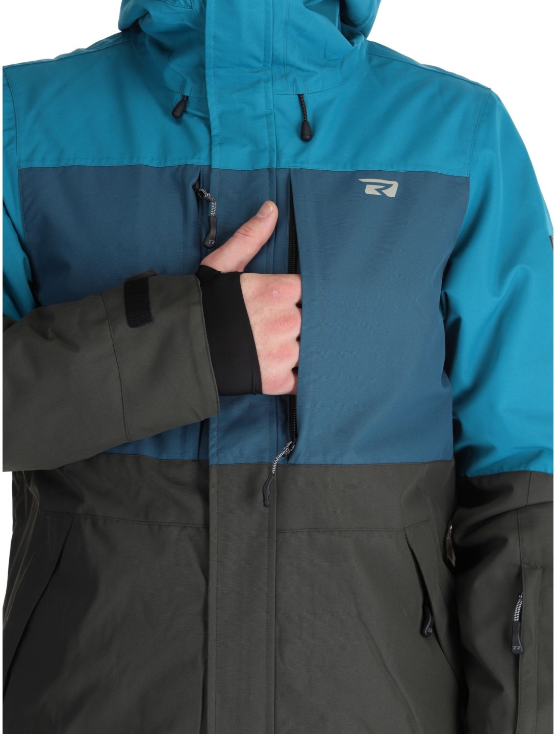 Rehall, Mayon-R veste de ski hommes Petrol gris, vert 