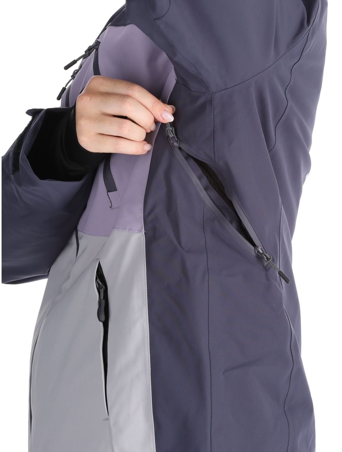 Rehall, Meave-R veste de ski femmes Graphite gris, violet 