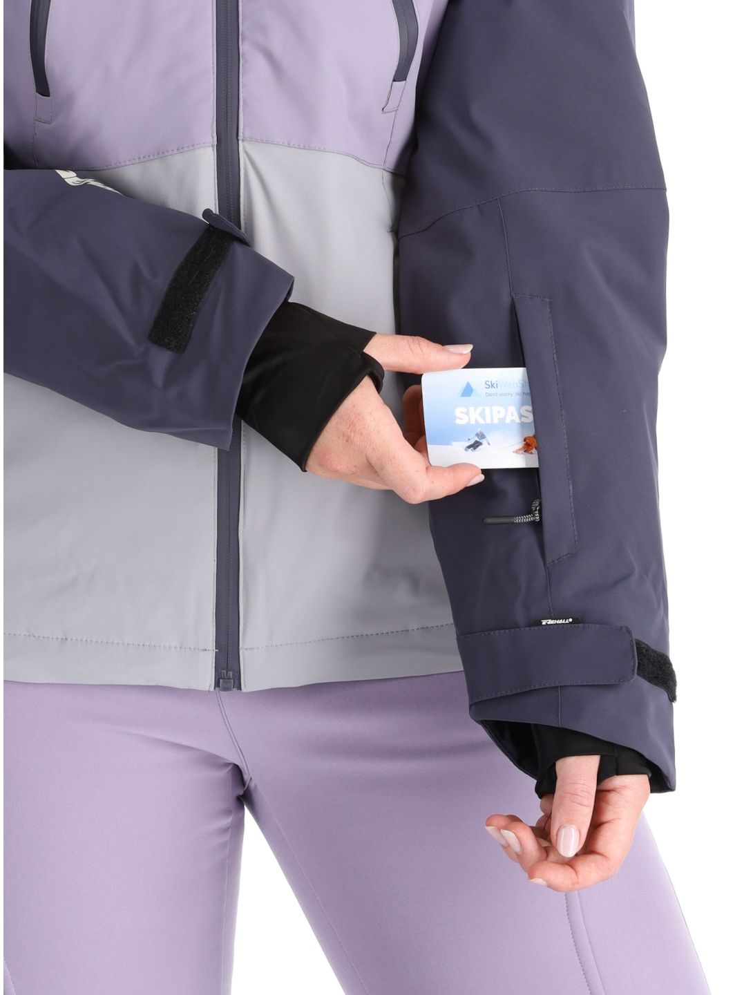 Rehall, Meave-R veste de ski femmes Graphite gris, violet 