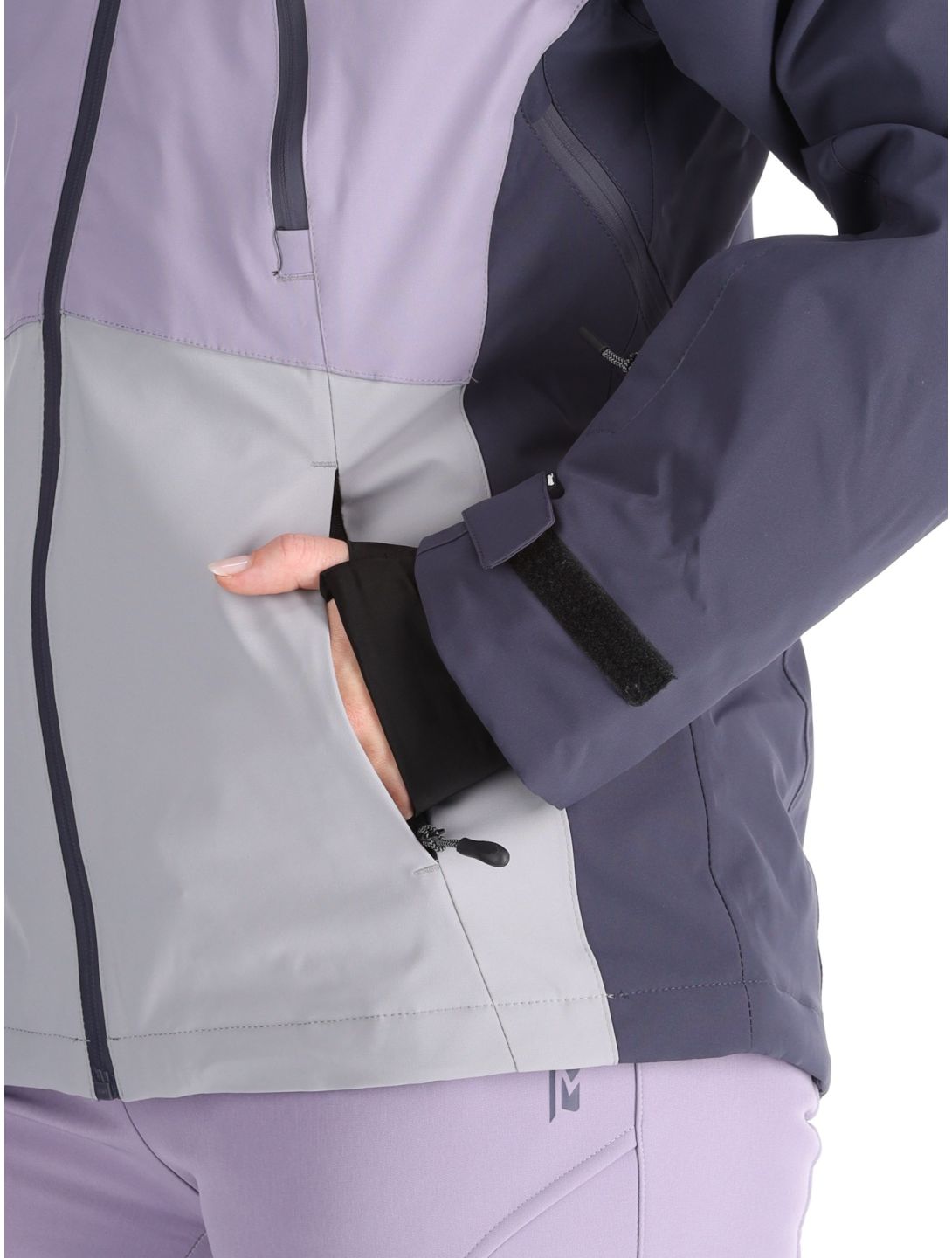 Rehall, Meave-R veste de ski femmes Graphite gris, violet 