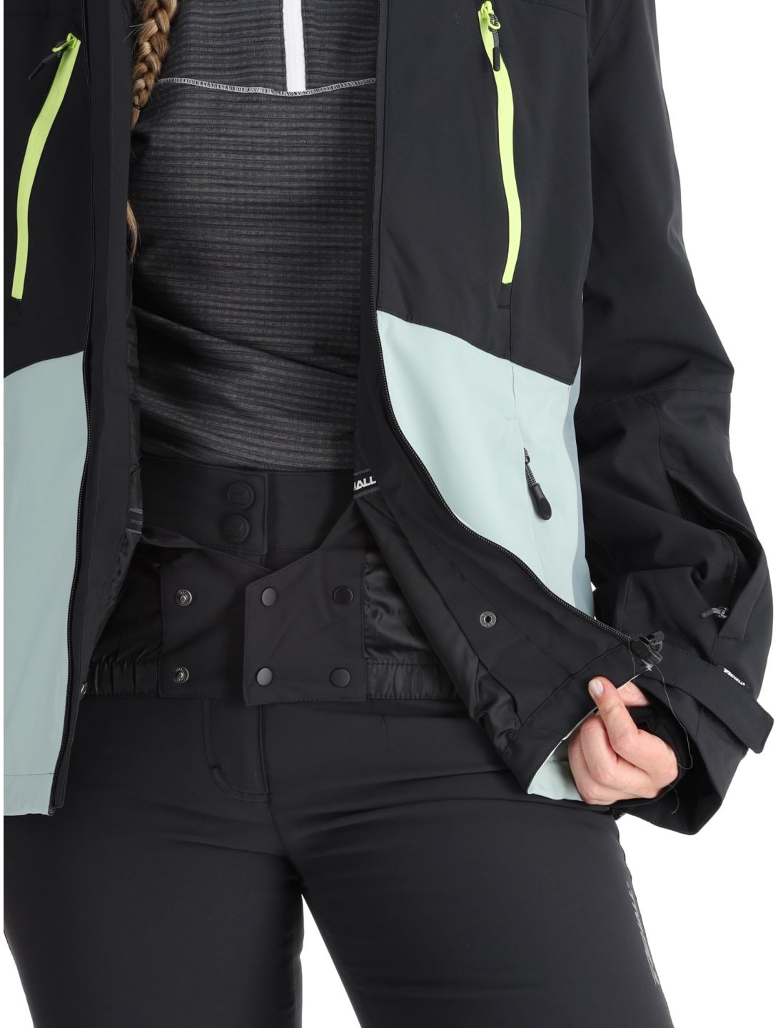 Rehall, Meave-R veste de ski femmes Sharp Green noir, vert 