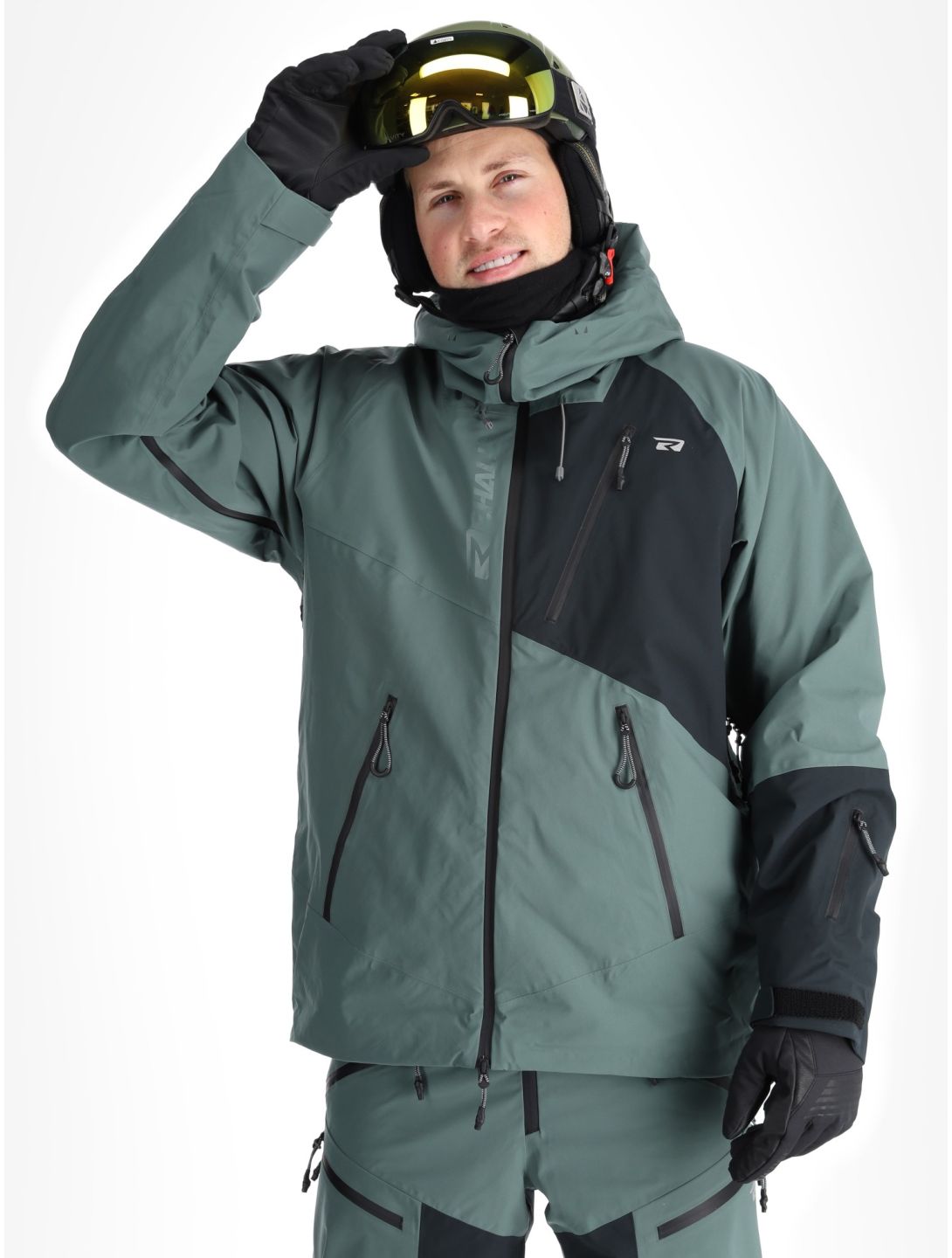 Rehall, Nevado-R veste de ski hommes Fender Green vert 