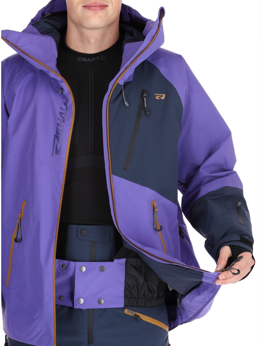 Rehall, Nevado-R veste de ski hommes Purple violet 