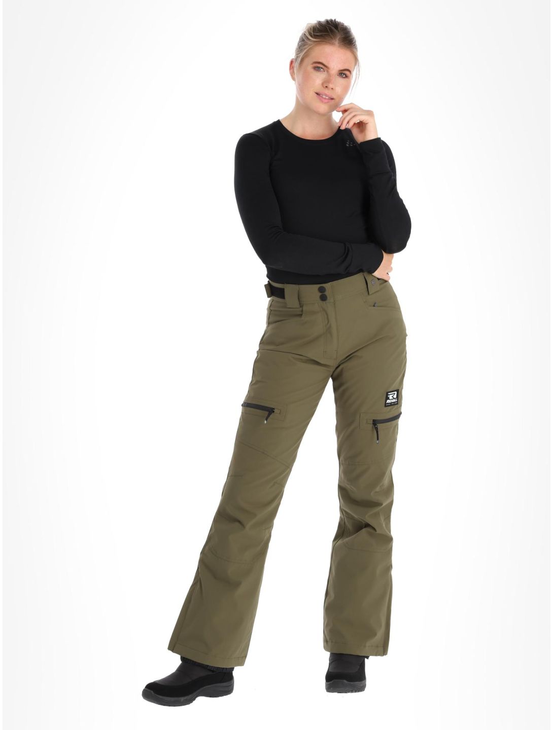 Rehall, Nori-R pantalon de ski femmes Olive vert 