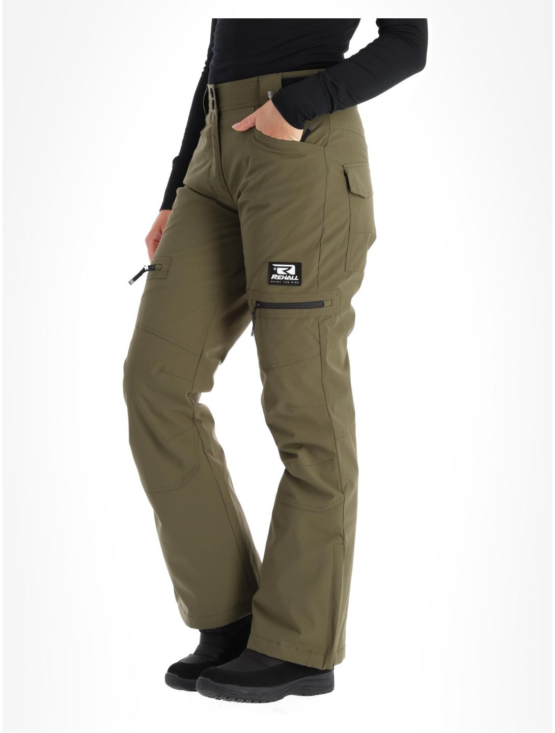 Rehall, Nori-R pantalon de ski femmes Olive vert 