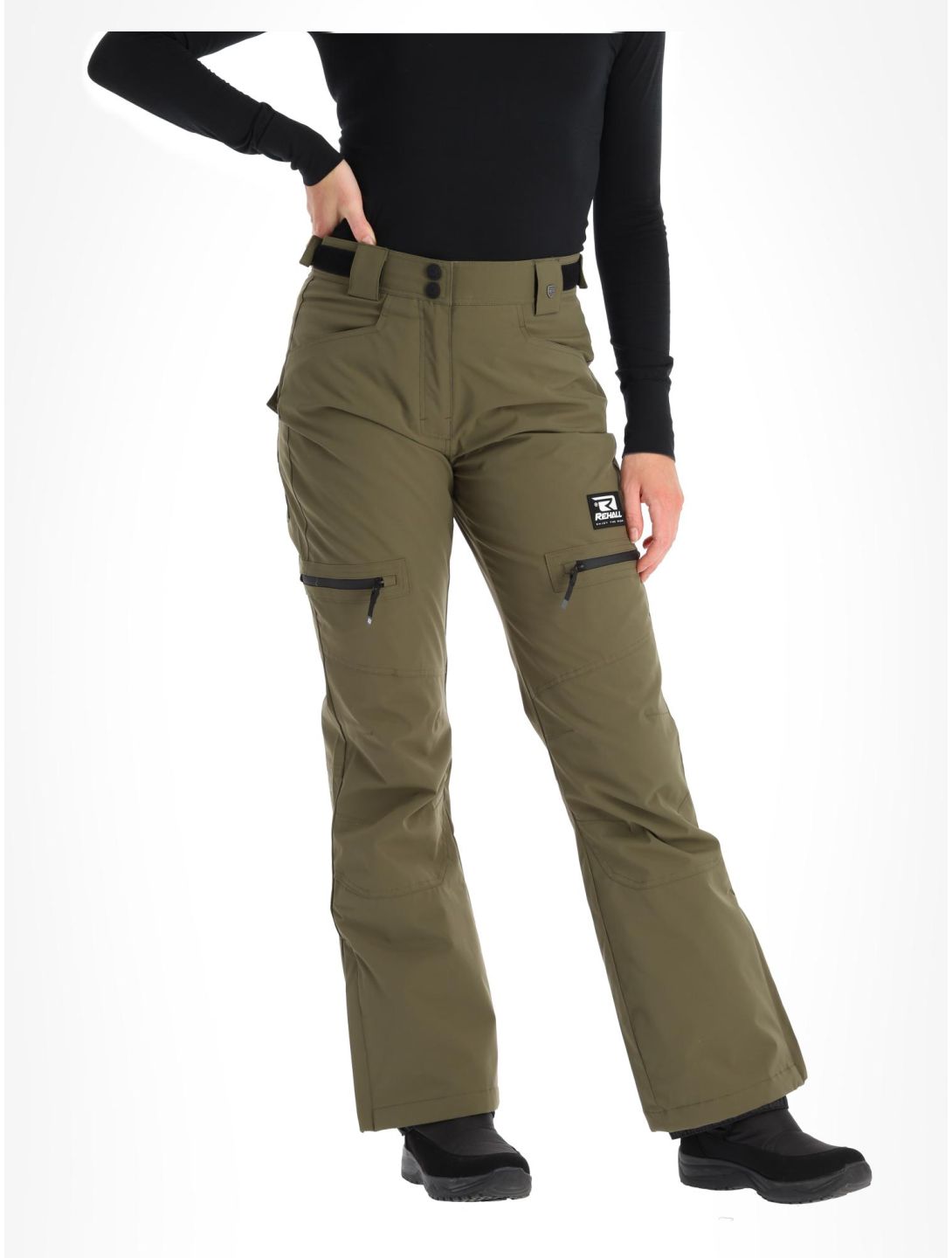 Rehall, Nori-R pantalon de ski femmes Olive vert 