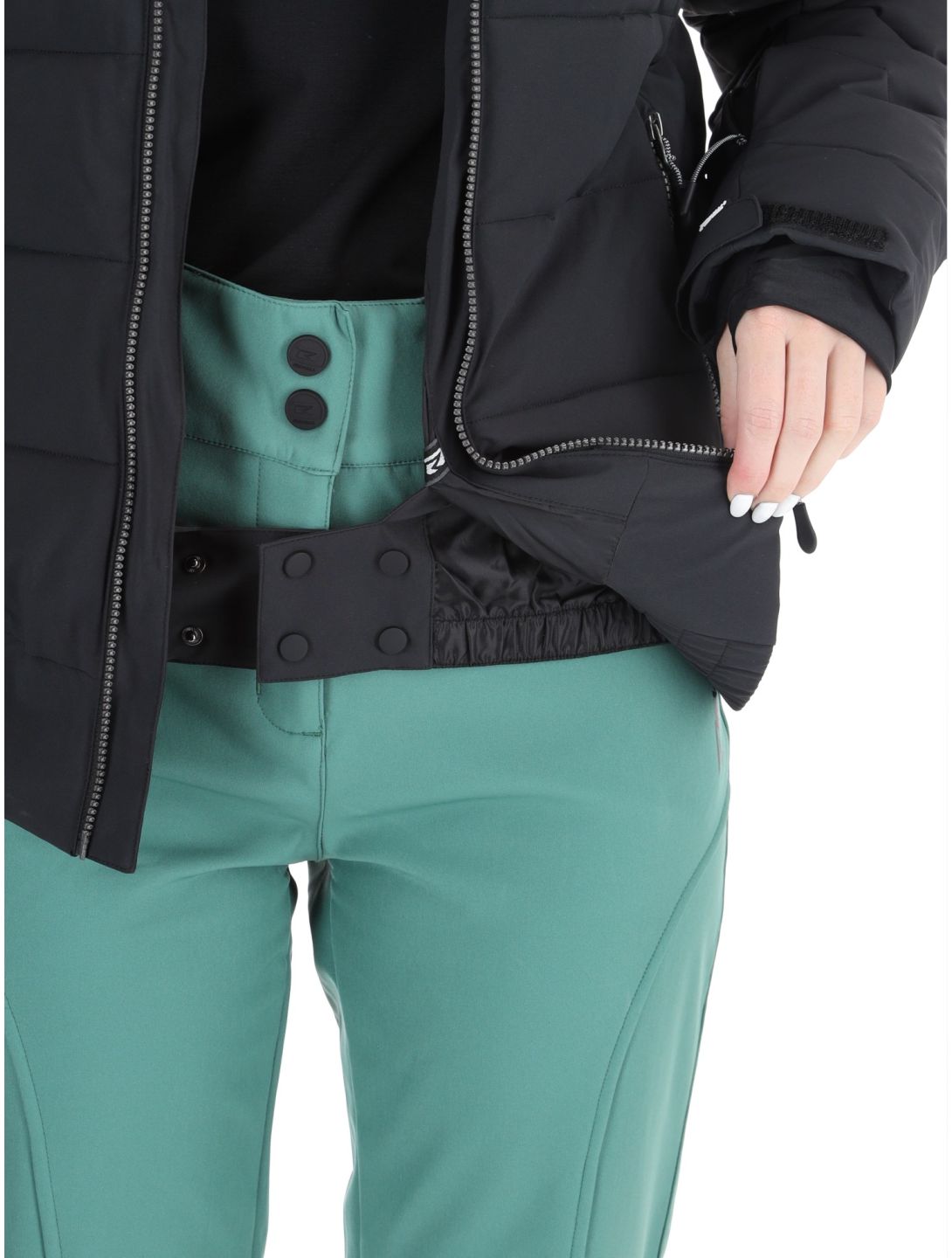 Rehall, Puffy-R veste de ski femmes Caviar noir 