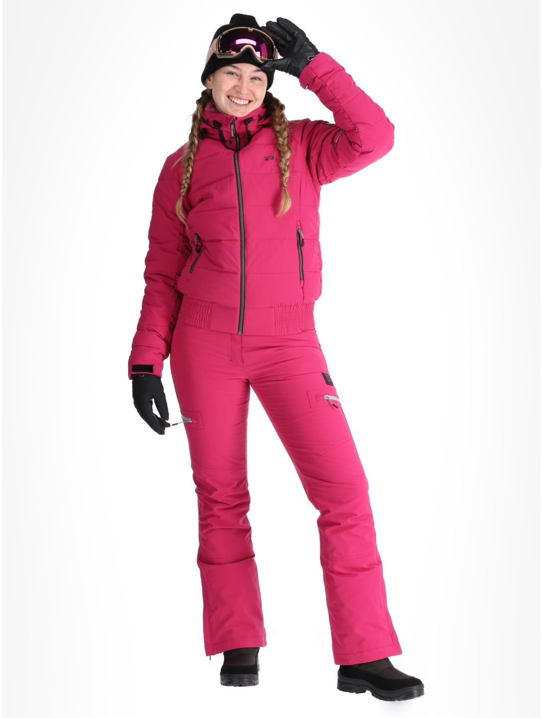 Rehall, Puffy-R veste de ski femmes Festival Fuchsia violet 