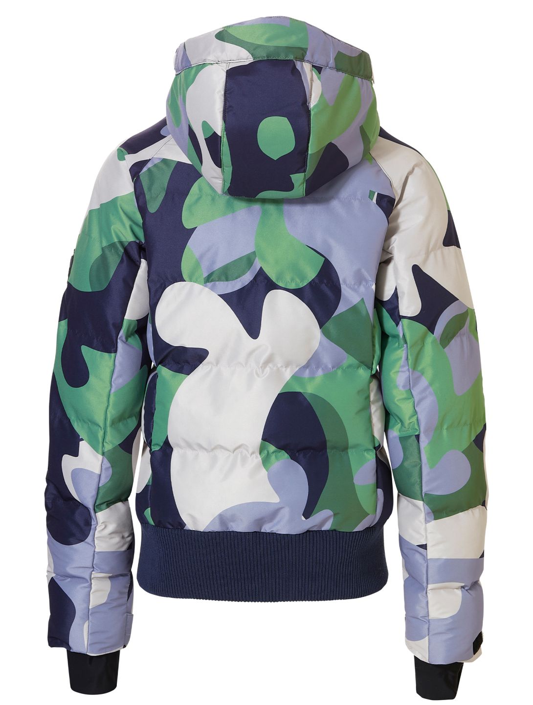 Rehall, Puffy-R veste de ski enfants Camo Frost vert 