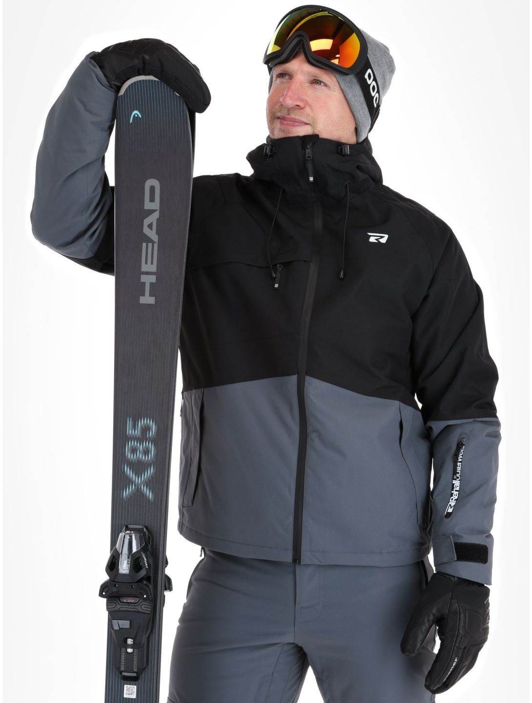 Rehall, Rager-R veste de ski hommes Black noir 