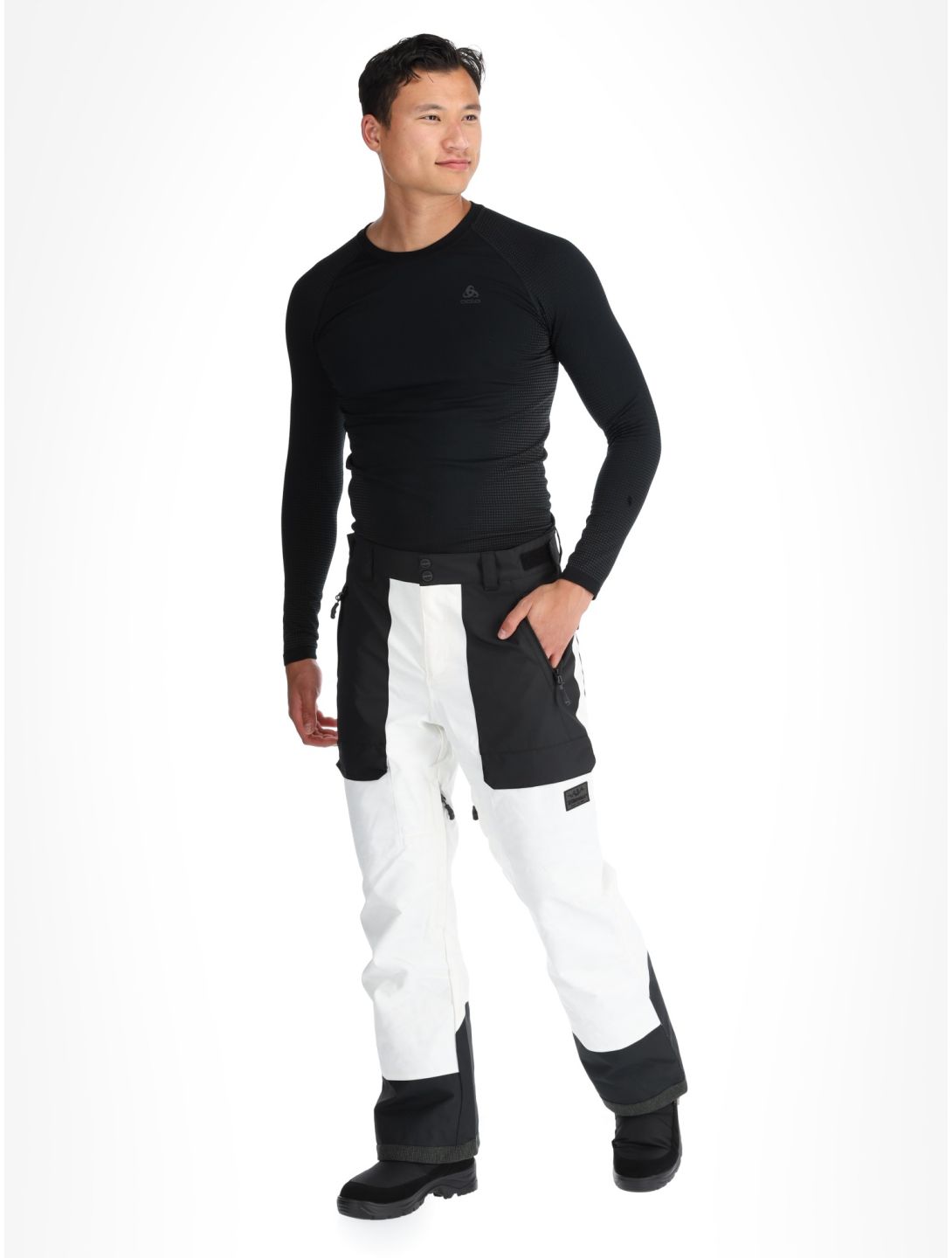 Rehall, Rinnes-R pantalon de ski hommes White Mountains blanc 