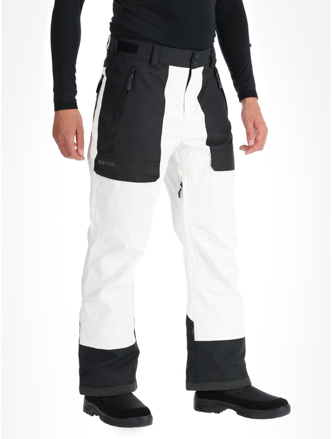 Rehall, Rinnes-R pantalon de ski hommes White Mountains blanc 